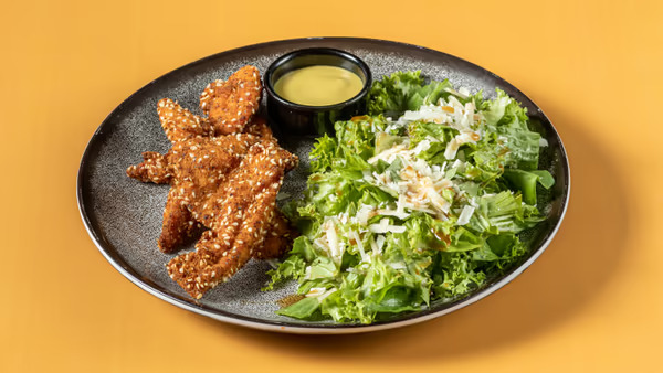 Φιλετάκια Κοτόπουλο με Σουσάμι